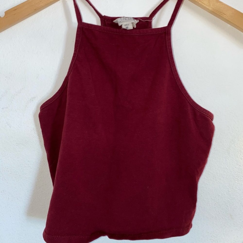 Red Halter Top